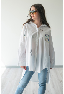 Košile oversize s aplikací (TEDDY) 39806