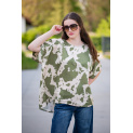 Halenka oversize zvířecí vzor 50118