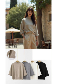 Svetr oversize s 3/4 rukávem 57335