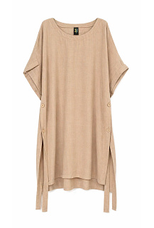 Šatovka oversized s aplikací knoflíků A51308L