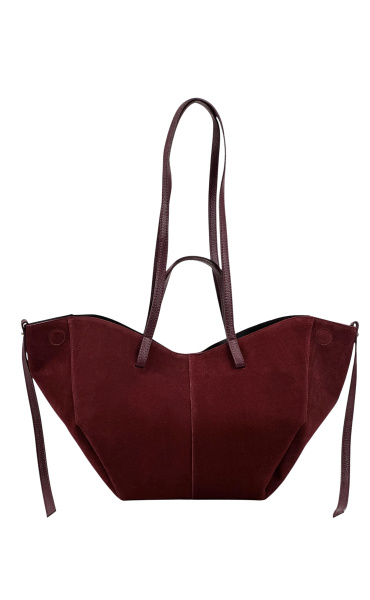 Velká kabelka z broušené kůže 650-c Itálie