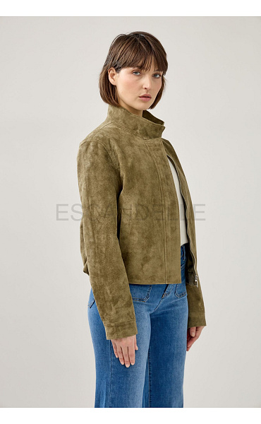 Stylová bunda imit. broušené kůže Nyx ESC 5175