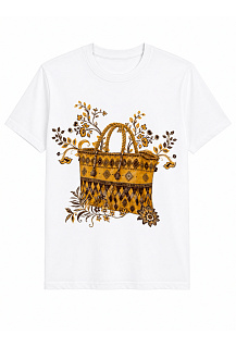 Triko oversized s potiskem SUMMER BAG 301