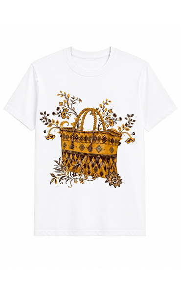 Triko oversized s potiskem SUMMER BAG 301