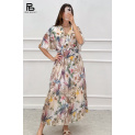 Elegantní dlouhé šaty s potiskem Lamiar 37805