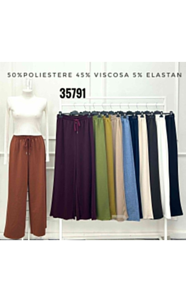 Trendy široké kalhoty LADY do gumy 35791