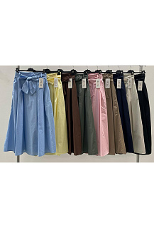 Trendy bavlněná sukně s kapsami U12361