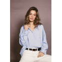 Lněná propínací košile oversize Sarah John Paris M2080