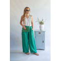 Kalhoty lněné culottes 10375 Itálie