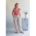 Kalhoty lněné culottes 10375 Itálie