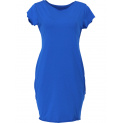 basic bavlněné šaty modrá královská