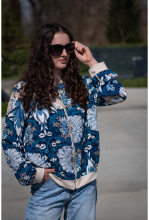 Lehká bunda na zip BOMBER 240501