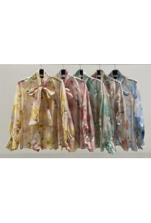 Elegantní košile s potiskem květů U 11880