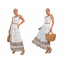 Letní BOHO komplet sukně/TOP VOGUE L553