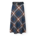 Sukně karo s páskem WAY 23296