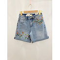 Džínové kraťasy s výšivkou Onado S222