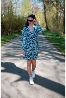 Šaty krátké plisé 22573 Latino Paris