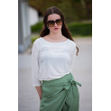 Elegantní halenka s 3/4 rukávem 23007/24004