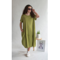 Dlouhé šaty basic 24002 Itálie