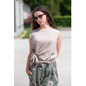 Halenka/top s vázáním bez rukávu 50375