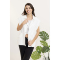 Trendy džínová vesta oversize C10449