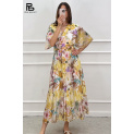 Elegantní dlouhé šaty s potiskem Lamiar 37805