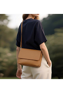 Stylová kožená kabelka přes rameno 5767