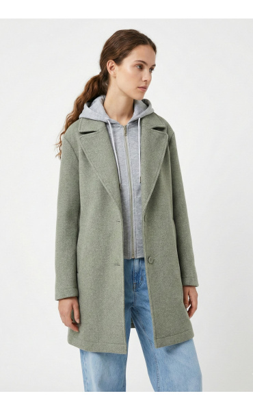 Stylový jarní kabát s mikinou K-ZELL 3616