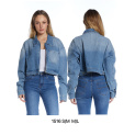 Bunda džínová oversize 3D-1516 Itálie