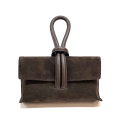 Stylová kabelika z broušené kůže 6528-c, Itálie