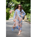 Hedvábné šaty oversize 8663 Italy