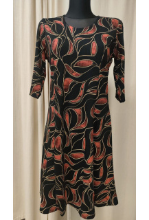 Šaty denní s 3/4 rukávem 4159 Pratto