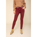 Kalhoty jeans color Onado H2505-PR bordó