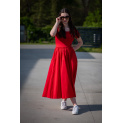 Dlouhé kombinované šaty VOGUE 55808
