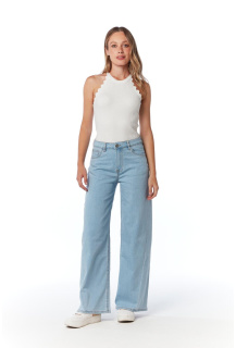 Kalhoty džínové WIDE LEG 3D-1683