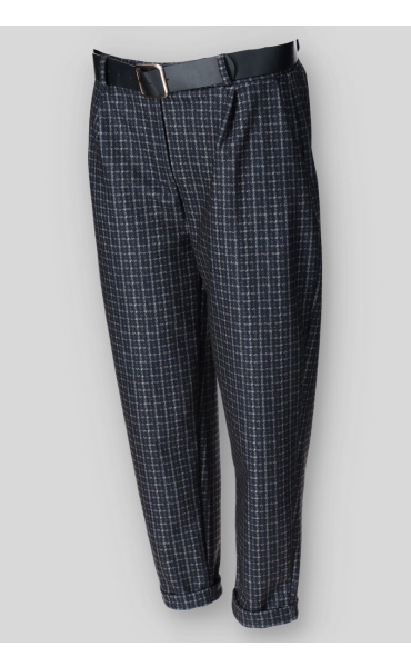 Kalhoty do gumy s páskem vzor 20111