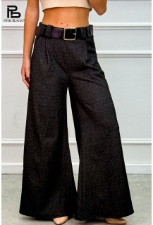 Kalhoty široké s páskem 1639