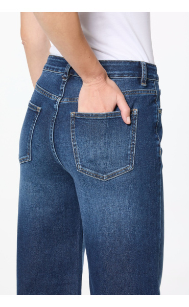 Kalhoty džínové WIDE LEG 3D-9289