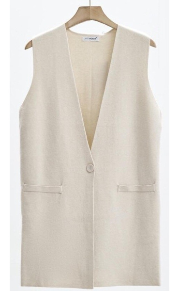 Dlouhá vesta oversized JK9397