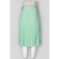 MIDI sukně plisé s páskem 29398