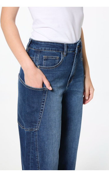 Kalhoty džínové BARREL 3D-9309