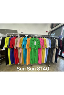 Dlouhé košilové šaty SUN 8140