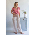 Kalhoty lněné culottes 10375 Itálie