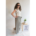 Kalhoty lněné culottes 7635