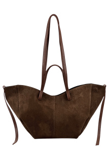 Velká kabelka z broušené kůže 650-c Itálie