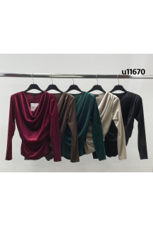 Elegantní halenka s lurexem 11670