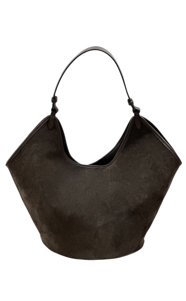 Velká kabelka z broušené kůže 686-c Itálie