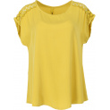 letní triko halenka žlutá