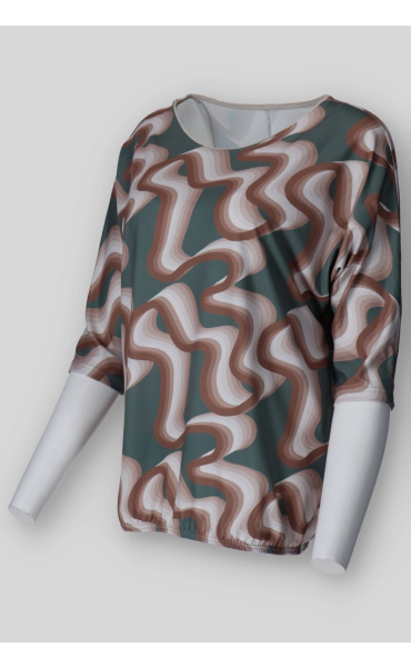 Halenka s 3/4 rukávem 4281 Pratto