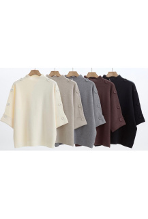 Svetr oversize s 3/4 rukávem FH66015
